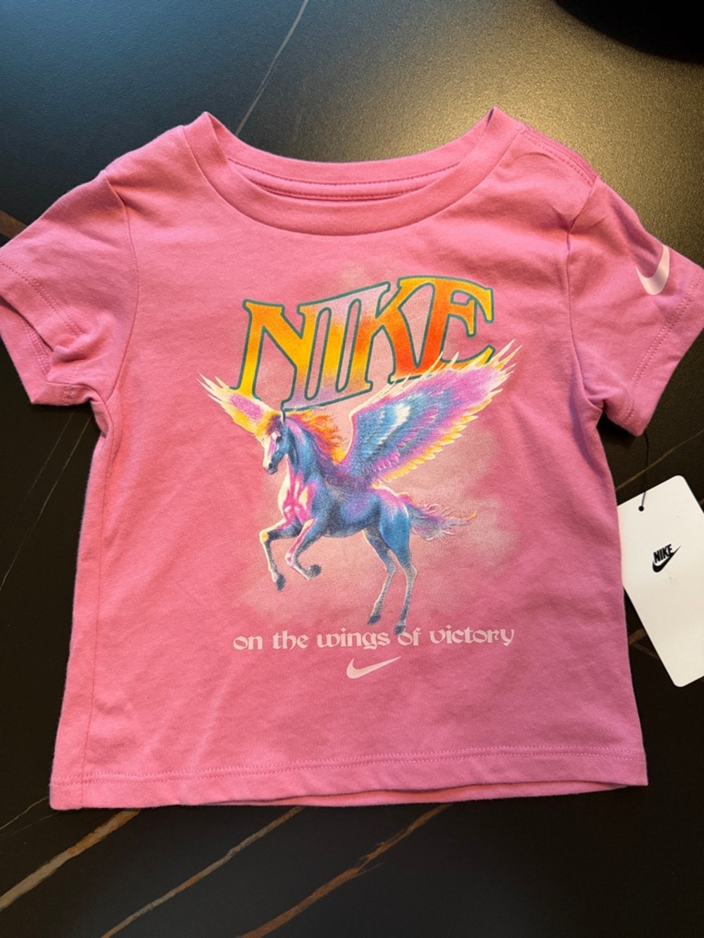 Nike Kids Pink Pegasus Graphic Tee